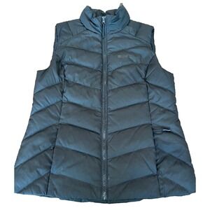 Mountain Warehouse women's size 6 black down filled sleeveless puffer vest